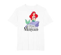 Disney The Little Mermaid Classic Camiseta, Hombre tallas grandes, Blanco, 5X Alto