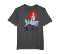 Disney The Little Mermaid Classic Camiseta, Hombre tallas grandes, Jaspeado Oscuro, 5X Alto