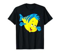 Disney The Little Mermaid Flounder Sidekick Big Face Costume Camiseta
