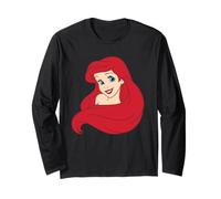 Disney The Little Mermaid Princess Ariel Big Face Costume Manga Larga