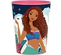 Disney The Little Mermaid - Vaso de plástico para estadio, 16 onzas, 1 unidad, vasos perfectos para fiestas