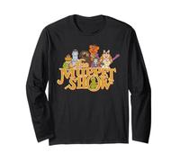 Disney The Muppet Show 50th Anniversary Logo and Muppets Manga Larga
