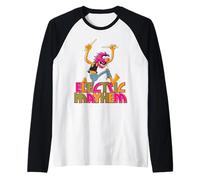 Disney The Muppets Animal Drummer Electric Mayhem Band Camiseta Manga Raglan
