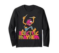 Disney The Muppets Animal Drummer Electric Mayhem Band Manga Larga