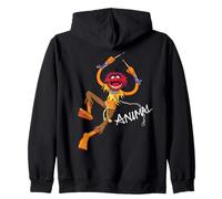 Disney The Muppets Animal Electric Mayhem Band Big Pose Sudadera con Capucha
