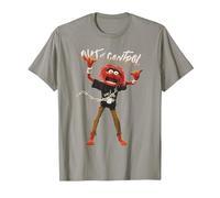 Disney The Muppets Animal Out of Control Camiseta, Hombre, Pizarra, S