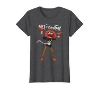 Disney The Muppets Animal Out of Control Camiseta, Mujer, Jaspeado Oscuro, XL