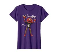 Disney The Muppets Animal Out of Control Camiseta, Mujer, Morado, M