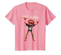 Disney The Muppets Animal Out of Control Camiseta, Niños, Rosado, 6 años