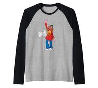 Disney The Muppets Floyd Electric Mayhem Band Big Pose Camiseta Manga Raglan