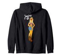 Disney The Muppets Janice Electric Mayhem Band Big Pose Sudadera con Capucha