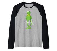 Disney The Muppets Kermit the Frog Big Pose Camiseta Manga Raglan