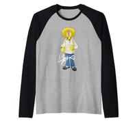 Disney The Muppets Lips Electric Mayhem Band Big Pose Camiseta Manga Raglan
