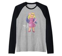 Disney The Muppets Miss Piggy Big Pose Camiseta Manga Raglan