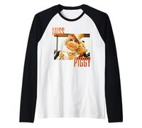 Disney The Muppets Miss Piggy Diva Icon Star of The Show Camiseta Manga Raglan