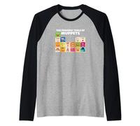 Disney The Muppets Periodic Table Of The Muppets Camiseta Manga Raglan