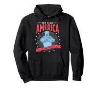 Disney The Muppets Sam Eagle America A True Patriot USA Sudadera con Capucha