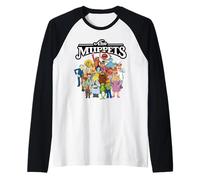 Disney The Muppets Stars of the Muppet Show Character Group Camiseta Manga Raglan