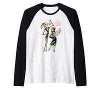 Disney The Nightmare Before Christmas Jack & Sally Holiday Camiseta Manga Raglan