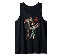 Disney The Nightmare Before Christmas Jack & Sally Holiday Camiseta sin Mangas
