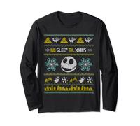 Disney The Nightmare Before Christmas Ugly Christmas Sweater Manga Larga