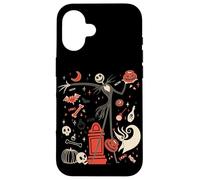 Disney The Pesadilla Antes de Navidad Jack & Zero Halloween Carcasa para iPhone 16