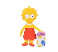 Disney The Simpsons Lisa Plush cuenta con cuerpo de tela suave con cabeza esculpida con licencia oficial