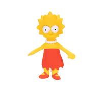 Disney Peluche Lisa - Los Simpsons - 30 cm - Cabeza de vinilo, tela suave - Licencia oficial