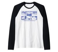 Disney The Skeleton Dance Halloween Story Trick-or-Treat Camiseta Manga Raglan