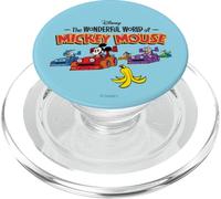 Disney The Wonderful World of Mickey Mouse Race Cars PopSockets PopGrip para MagSafe
