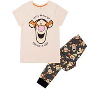 Disney Tigger - Conjunto de Pijama para Mujer, 100% algodón, Licencia de Winnie The Pooh, Regalo, 40-42