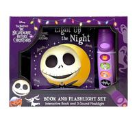 Disney Tim Burton's the Nightmare Before Christmas: Light Up the Night Book and 5-Sound Flashlight Set