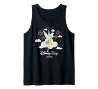 Disney Tinker Bell Peter Pan Disney Trip 2026 Vacation Camiseta sin Mangas