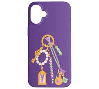 Disney Tinker Bell Peter Pan Fairy Fashion Bag Charm Carcasa para iPhone 16 Plus