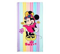 Disney Toalla de playa grande de Minnie Mouse | pequeños regalos para niñas | toalla de baño | toalla | vacaciones | 70 x 140 cm | toallas de baño | toalla de baño | ideas de regalo