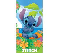 Disney Toalla de Playa Infantil Marvel 70x140 cm - Microfibra de Secado Rápido - Varios Diseños Oficiales Mickey, Minnie, Stitch, Frozen, Avengers y Spider-Man (Stitch 13086)