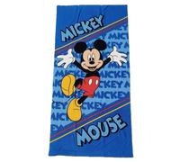 Disney Toalla de Playa Infantil Marvel 70x140 cm - Microfibra de Secado Rápido - Varios Diseños Oficiales Mickey, Minnie, Stitch, Frozen, Avengers y Spider-Man (Mickey 14177)