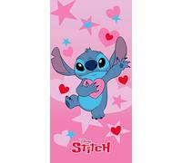 Disney Toalla de Playa Infantil Marvel 70x140 cm - Microfibra de Secado Rápido - Varios Diseños Oficiales Mickey, Minnie, Stitch, Frozen, Avengers y Spider-Man (Stitch 13085)