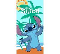 Disney Toalla de Playa Infantil Marvel 70x140 cm - Microfibra de Secado Rápido - Varios Diseños Oficiales Mickey, Minnie, Stitch, Frozen, Avengers y Spider-Man (Stitch 14333)
