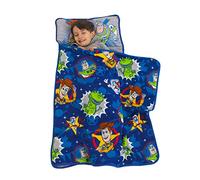 Disney Toy Story 4 - Toys in Action Toddler Nap Mat, Blue, Green, Yellow, Grey