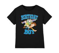 Disney Toy Story Birthday Boy Woody and Buzz Unisex Camiseta Infantil, 3-4 A