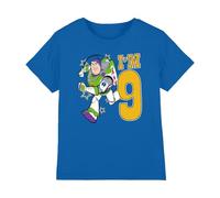 Disney Toy Story Birthday Buzz I'm 9 Unisex Camiseta Infantil, 7-8 A