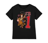 Disney Toy Story Birthday Woody I'm 1 Unisex Camiseta Infantil, 3-4 A