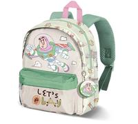 Disney Toy Story Buzz-Joy Mochila + Accesorio, Verde 22 x 27 cm, Capacidad 5 L