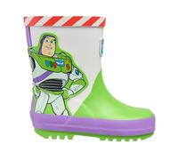 Disney Toy Story Buzz Lightyear Botas de agua para niños | Botas de agua para niños | Tallas para niños pequeños y niños 6-12 | Botas de agua oficiales Pixar para niños, White, 7 UK Child