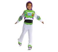 Disney Toy Story Buzz Lightyear - Disfraz para niños, disfraz oficial de Toy Story 5 para Halloween, talla (7-8)