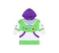 Disney Toy Story Buzz Lightyear - Sudadera con capucha de forro polar de lujo para niños, diseño de personajes infantiles, Multicolor, 3-4 años