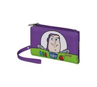 Disney Toy Story Buzz-Slim - Cartera Blanca, 16 x 10 cm