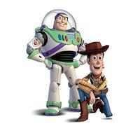 Disney Toy Story Buzz y Woody Canvas, Multicolor, 40 x 50 cm