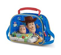Disney Toy Story Friends-Bolsa Portamerienda 3D, Azul 26 x 20 cm